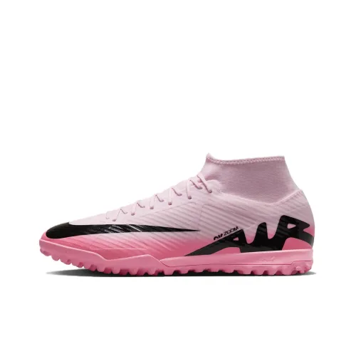 Nike Mercurial Superfly 9 TF Шипы Футбольные бутсы Унисекс Розовый