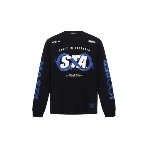 BIPOLAR T-Shirt Унисекс Черный Белый