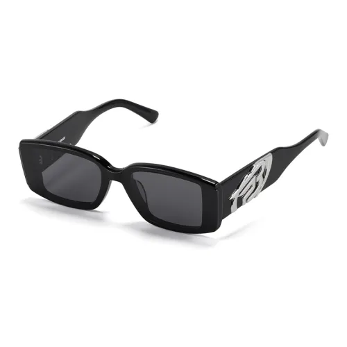 PLASTIC BRAIN Прямоугольные Солнцезащитные очки Унисекс