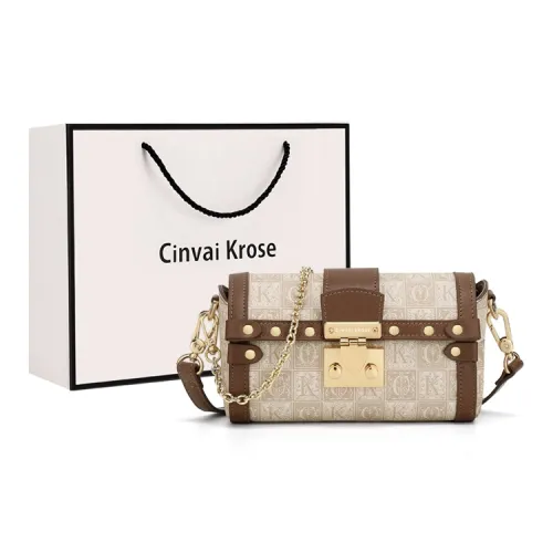 XINWAYI·KELUOSI Сумка через плечо из ПВХ синтетической кожи цилиндрическая сумка сумка на плечо с цепочкой маленькая