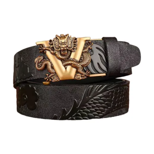 FUO Ремни из ПУ (полиуретана) Мужские Черные Коричневые Ширина 3,8 см