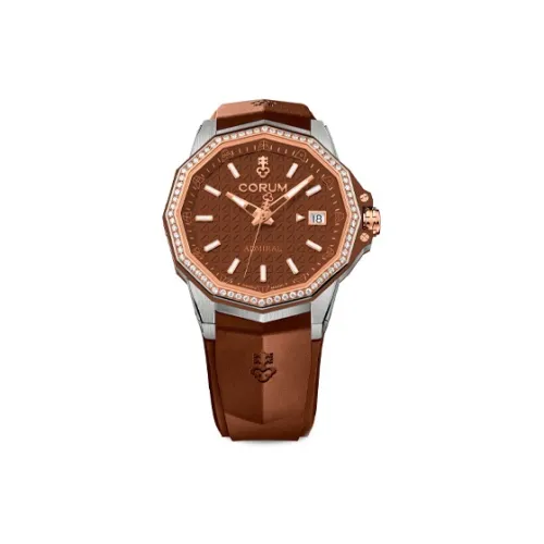 Corum Автоматический Механический Movement Женские часы Admiral Collection 38 мм Кофе