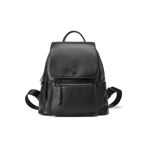 Roberta Di Camerino Рюкзак из коровьей кожи большой унисекс черный слоновая серый