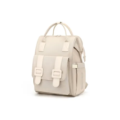 TTaG．baG Водонепроницаемая ткань Рюкзак Женские Бежевый Желтый Черный Синий