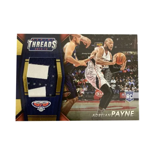 Панини 2014-15 Hawks Адриан Пейн 25 25 Патч Джерси Карты Материалы Новички Звезда Карты Спортивные Карты 1 Размер