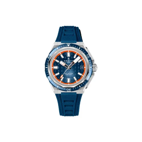 Zenith Автоматический Механический Механизм Мужские Часы 42,5 мм Синий