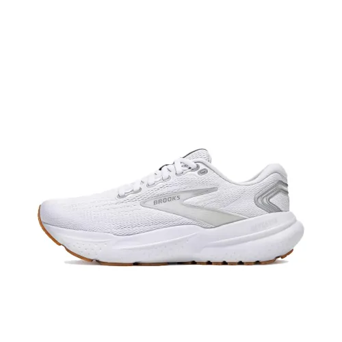 Brooks Glycerin 21 Беговые кроссовки Низкий топ Белый/Серебряный/Светлый Рыжевато-коричневый Женские