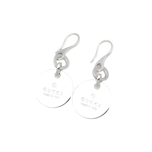 GUCCI Trademark Серебро Серьги Женские
