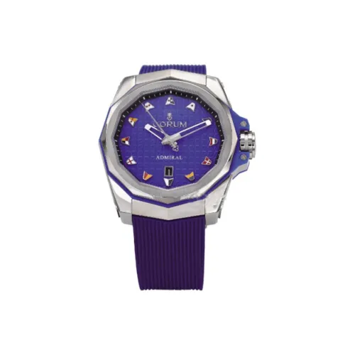 Corum Автоматический Механический Механизм Мужские Часы ADMIRAL Collection 45 мм Синий