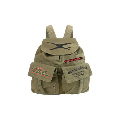 Travis Scott Холст Рюкзак Стандартный Унисекс Оливково-зеленый