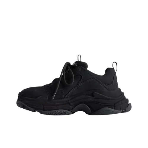 Balenciaga Ginza Low Топ Толстая подошва Кроссовки Мужские Черные