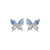 Серьги-гвоздики "Dream Butterfly" (синие)