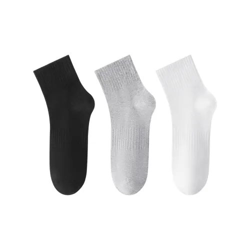 H YXIANG Носки Crew Мужские упаковка из 3 пар