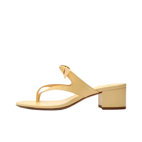 Alexandre Birman Шлепанцы Желтые Женские