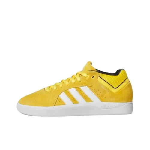 Adidas Originals Tyshawn Slip-Resistant Abrasion-Resistant Легкие Низкие Кроссовки для Скейтбординга Мужские Желтые