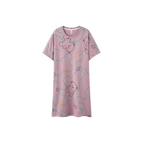 The Story Of The Flower Season Ночная сорочка Женская Фиолетовая