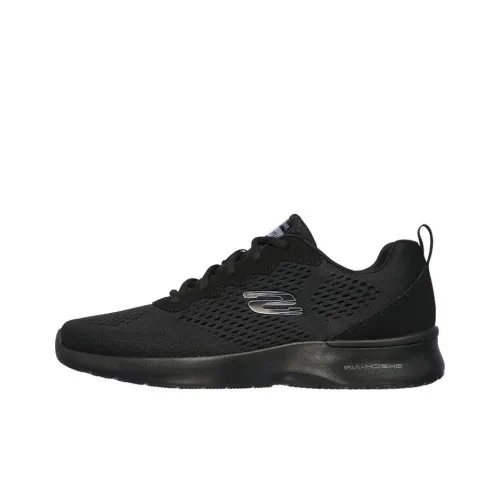Skechers Skech Air Dynamight Low Топ Повседневные Беговые кроссовки Мужские Черные
