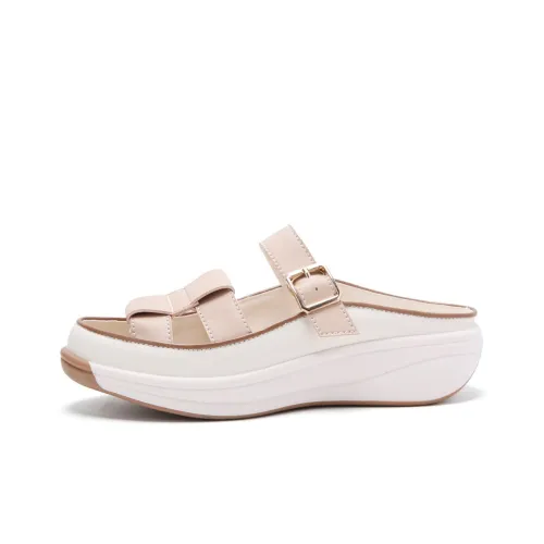 Reivanti Слипоны Женские Бежево-Коричневые