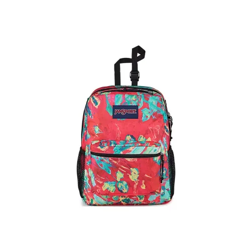 Jansport Переработанный полиэстер рюкзак унисекс красный