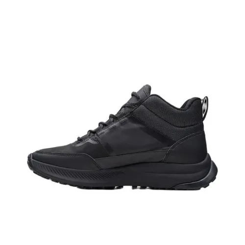 Clarks Slip-Resistant Shock Absorbers Low Top Casual Shoes Men's Black Clarks Противоскользящие амортизаторы низкий топ повседневная обувь мужская черный