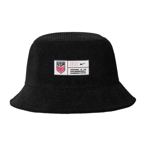Nike Cotton Bucket Hats Унисекс Черный