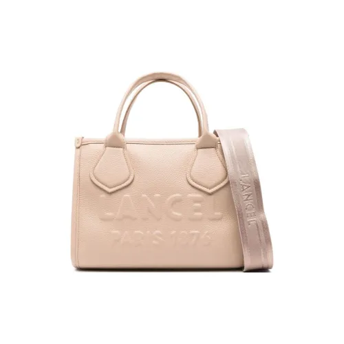 LANCEL Телячья кожа Тоут Сумка Сумка для покупок Сумка через плечо Сумка Женская Бежевая