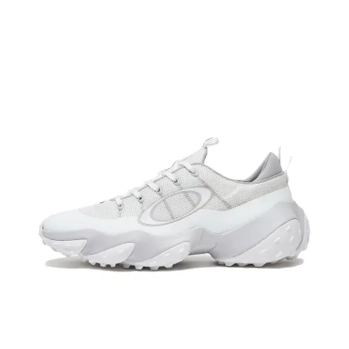 Oakley Golf Shoes Low Top White Gray Men's