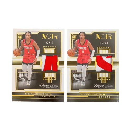 PANINI TyTy Washington 2022 23 Noir Ракета Новые звезды Джерси Патч 02 49+25 49 Basketball Card Карта Товар Access