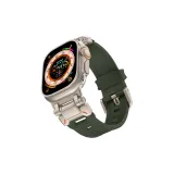 Титановый коннектор + Темно-зеленый ремешок