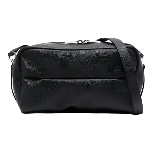 Valextra Телячья кожа Сумка через плечо Мужская Черная