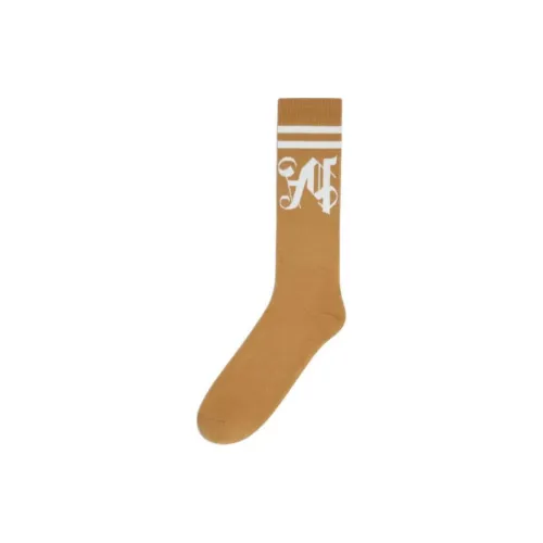 PALM ANGELS Хаки Мужские носки MID до икры