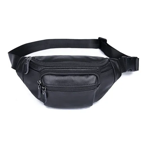 DOSRFINI Коровья кожа кошелек мужской черный