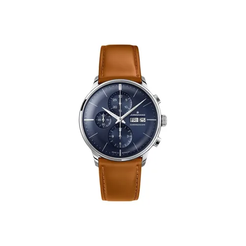 JUNGHANS Автоматический Механический Часы Мужские Meister Master Collection 40,4 мм Серые
