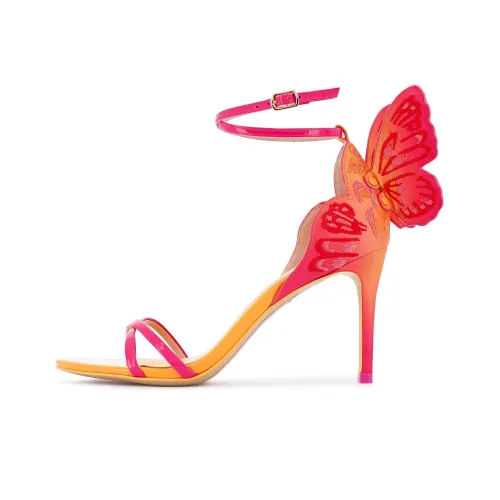 SOPHIA WEBSTER Chiara One Strap Sandals 8,5cm Women's Red SOPHIA WEBSTER Chiara One Ремешок Сандалии 8,5 см Женские Красные