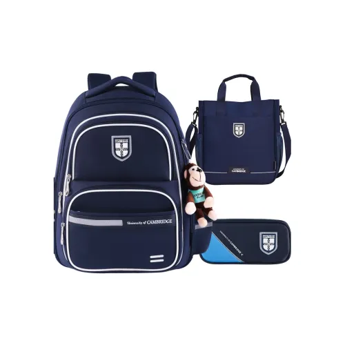 UNIVERSITY OF CAMBRIDGE Ткань Рюкзак Combo Set Детский Темно-синий Фиолетовый