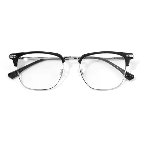 RUOYUN Сплав TR90 Нержавеющая Сталь Оправа для Очков Мужская