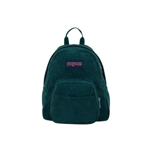 Jansport Переработанный полиэстер рюкзак мини унисекс с тисненым сердцем зеленый