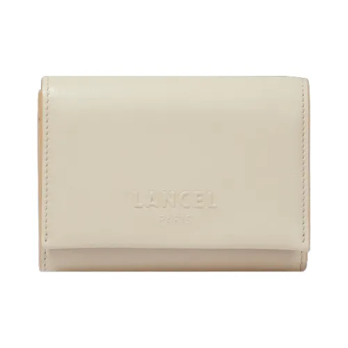 LANCEL Кошелек из коровьей кожи женский бежевый