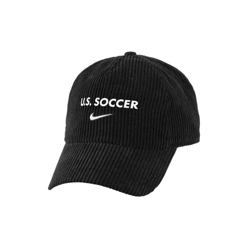 Nike Хлопковые кепки унисекс черные