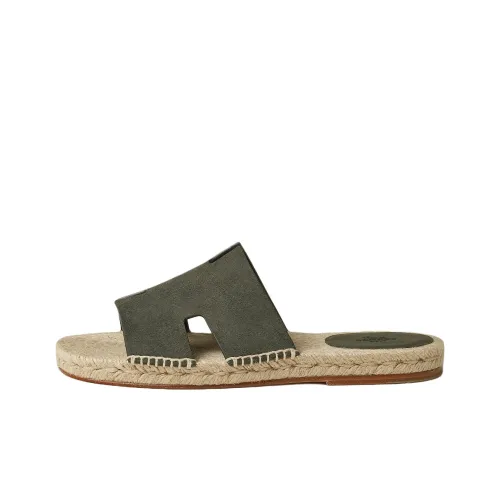 HERMES Antigua Слипоны Мужской Лесной Зеленый
