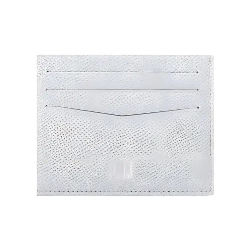 Dunhill Коровья кожа Держатель для карт Женская Белая