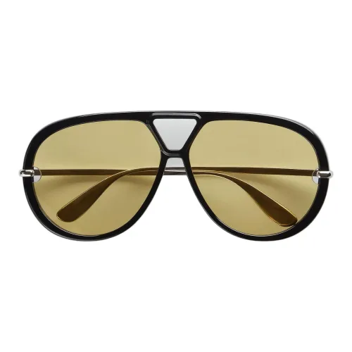 Bottega Veneta Металл Aviator Солнцезащитные очки Женские Черный