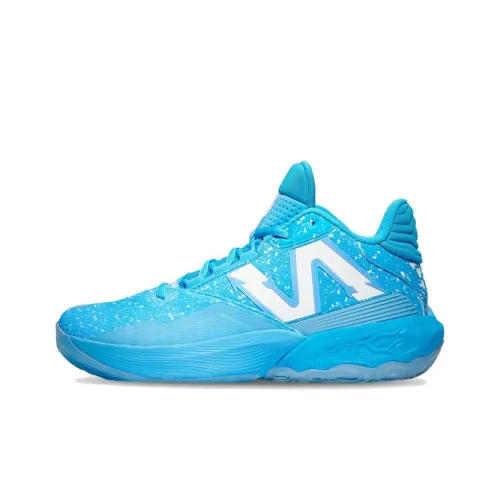 New Balance Two Wxy V4 Амортизация Низкий Топ Баскетбольные Кроссовки Мужские Синие Белые