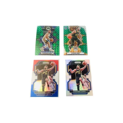 PANINI Stephen Curry Warriors Рефракция 4 штуки Игровая карта Карта товара Access Спортивные карты 4 штуки