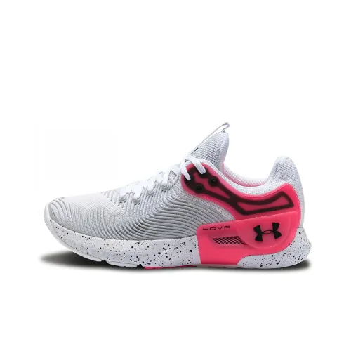 Under Armour Hovr Apex 2 Амортизация Противоскользящие Дышащие Легкие Низкие Кроссовки для тренировок Женские Серый Розовый