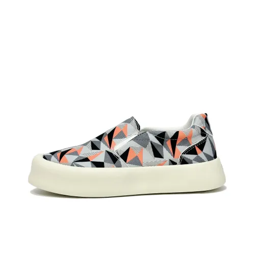 SLNU 3 Low-Top Canvas Shoes Black Orange Men's
