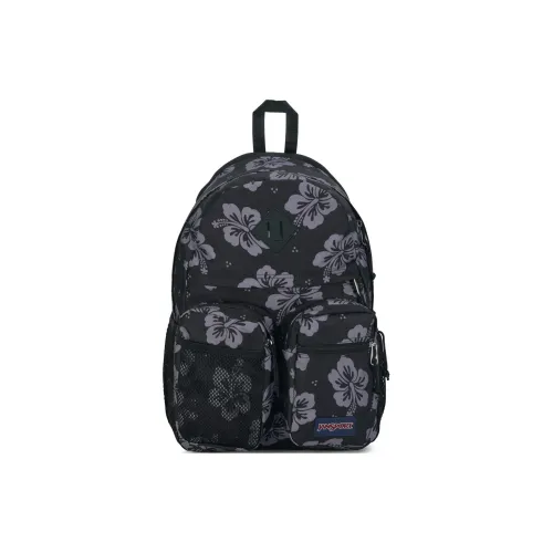 JanSport Полиэстер Рюкзак Унисекс Черный Серый