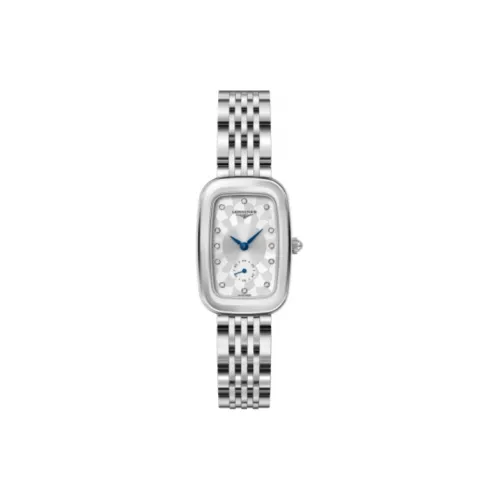 Longines Horse Riding Collection Кварцевый механизм Женские часы Часы 24,7*36 мм Серебристый циферблат