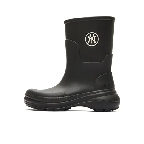 Mlb Base Logo Нью-Йорк Янкис Колено Высокие сапоги Высокий топ Унисекс Черный