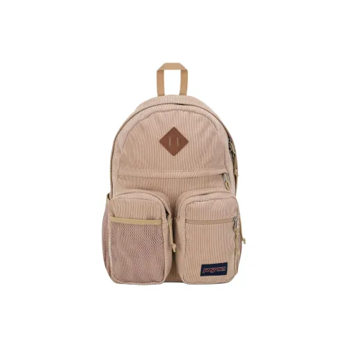 JanSport Полиэстер Рюкзак Унисекс Серый Вельветовый